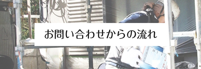 お問い合わせからの流れ